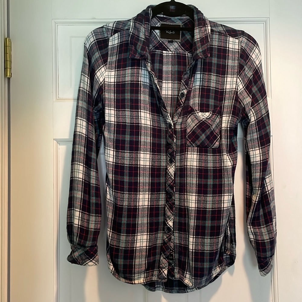 Rails flannel button down